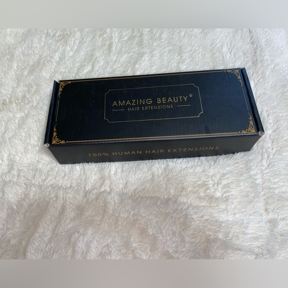 Brand New 16” clip in human hair extensions, kinky curly natural black - Picture 5 of 7